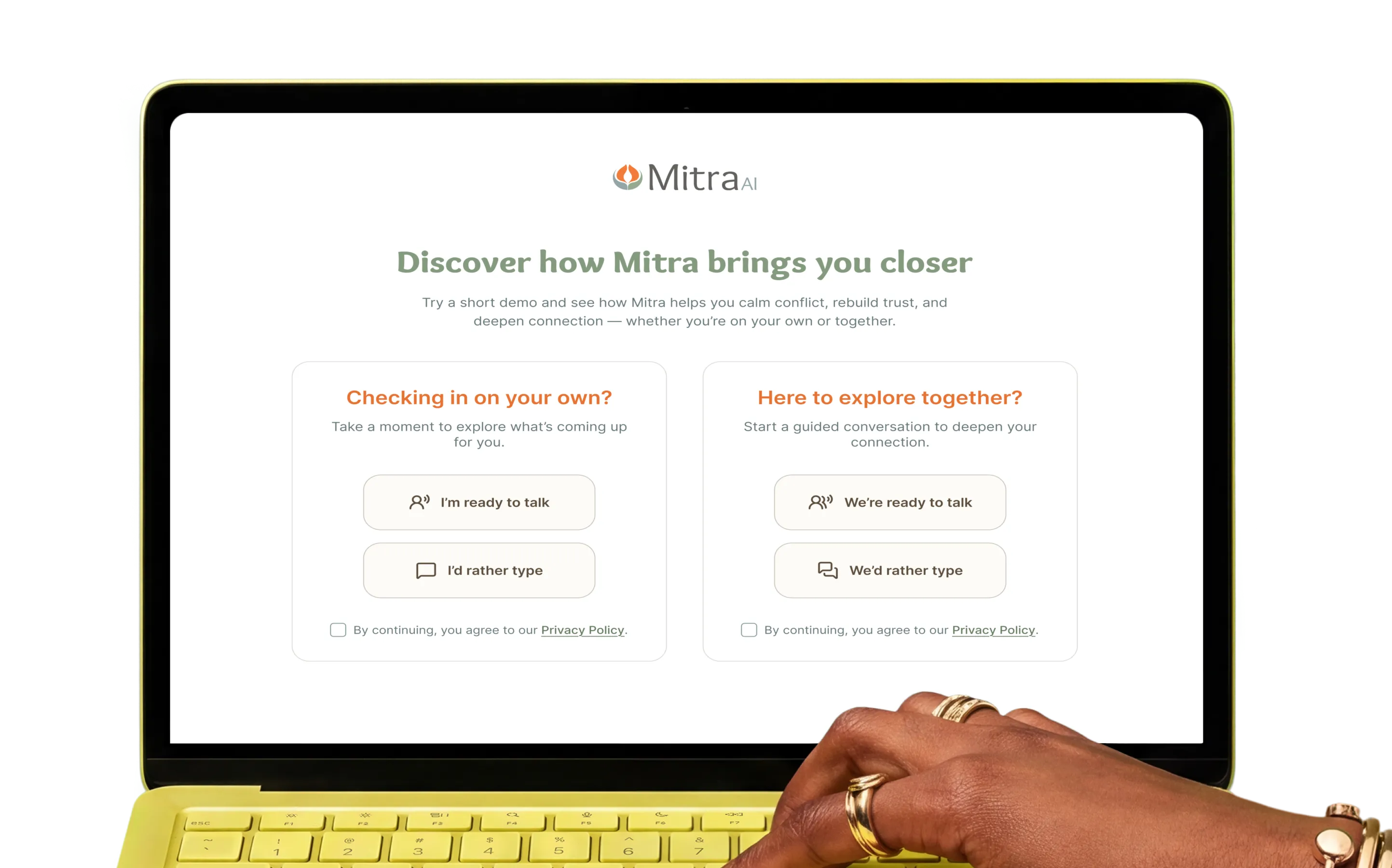 Mitra AI product showcase